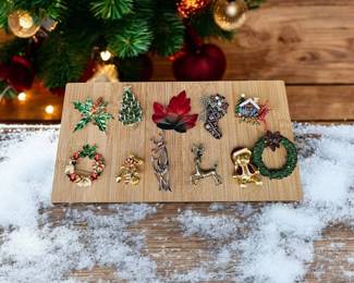 Christmas Brooches Vintage To Now