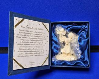 Millenium Comfort Of Heaven When God Calls Little Children  Figurine Memorial  By Roman