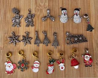 Christmas Charms For Jewelry Making Or Crafts