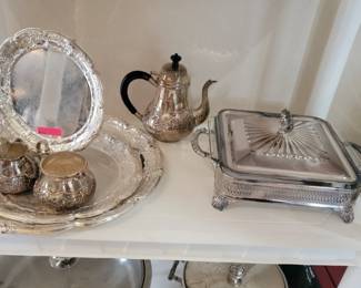 Silverplate Table Service