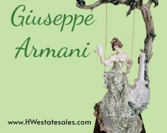 Guiseppe Armani Lady in Swing Figure for Sale