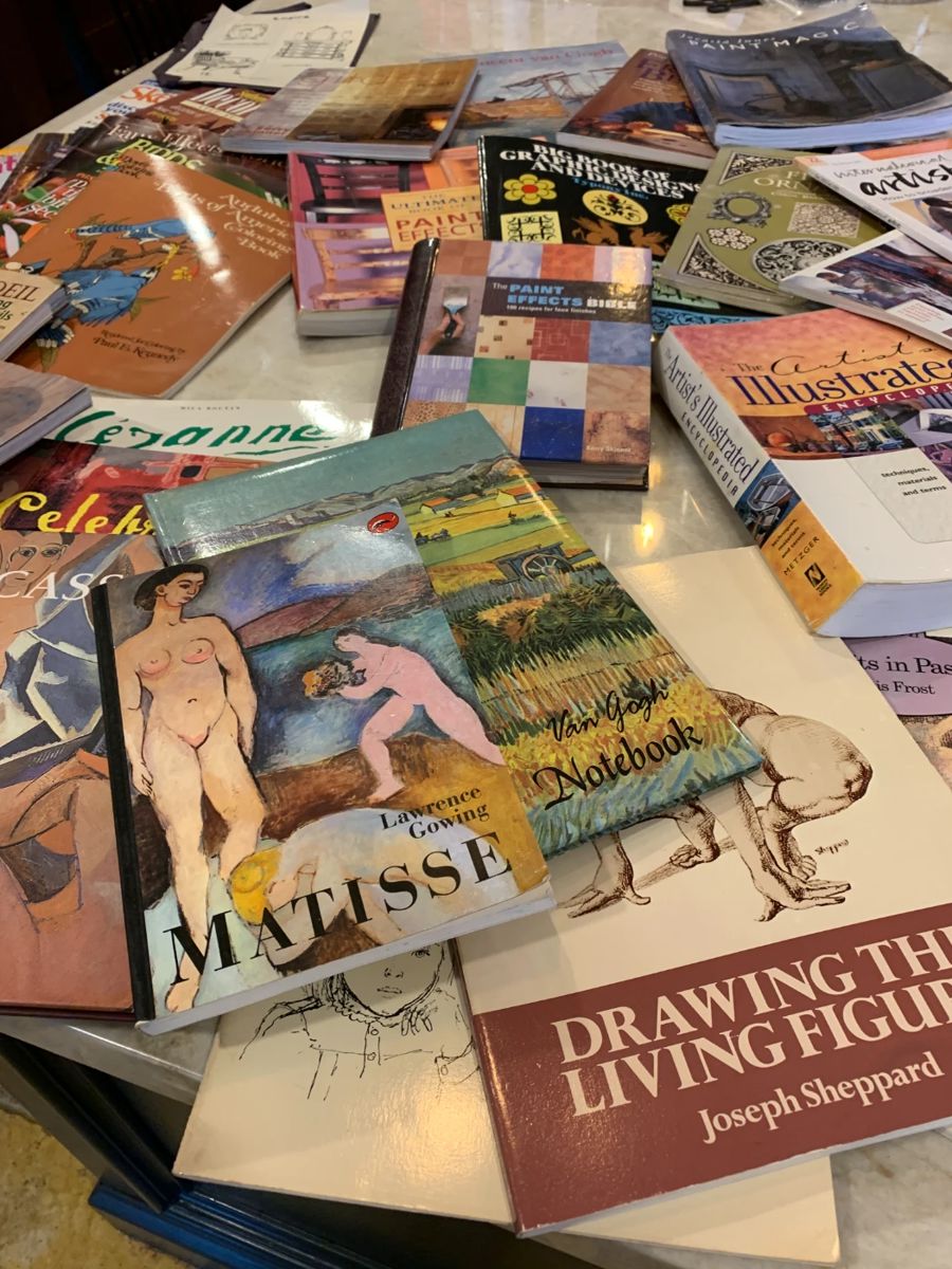 a lifetime of art books, this is just a small sample