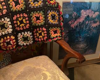 Furniture, quilts, pictures