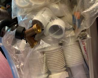 Lots of plumber supplies