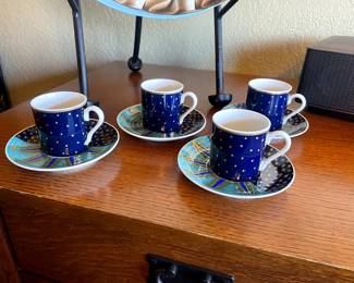 Vintage Habitat in Soleil demi-tasse set