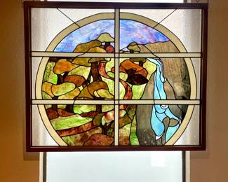 Large stained glass