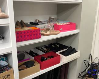 . . . more shoes and boots