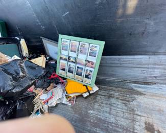 . . . antiqued window frame