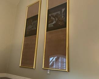 . . . matching framed art