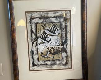 . . . fish-themed art 