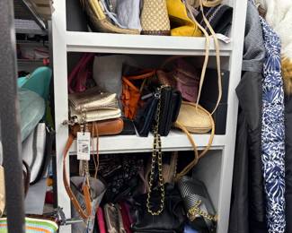 . . . we have over 100 purses -- about half still have the tags on them 