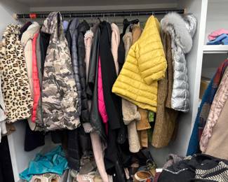 . . . great jackets and coats -- name brand!! and new