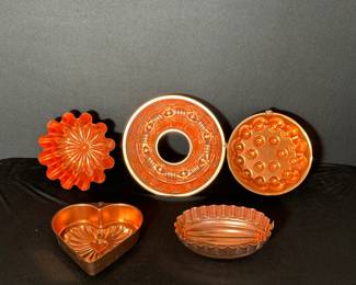 copper jello molds