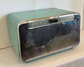 1950's chrome bread box