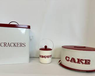 Metal tin collection