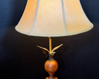 brass eagle lamp