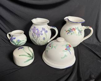 1980's clouds Folsom pottery