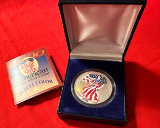 2000 Walking liberty colorized