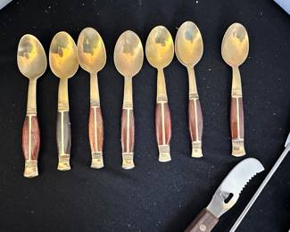 Brass and Rosewood inlay