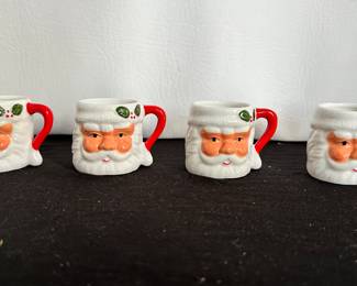 Mini santa mugs