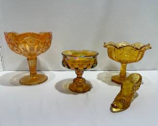 amber glass collection