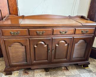 General Electric player and stereo console