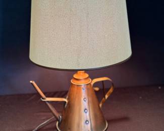 copper can lamp