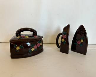 Ceramic glazed iron shaped collection