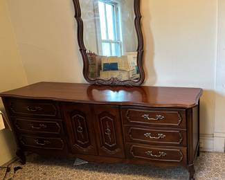 French Provincial Dresser with mirror