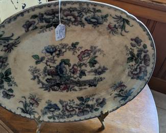 Transfer ware platter