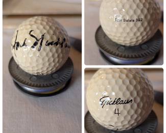 Autographed Jack Nicklaus golf ball