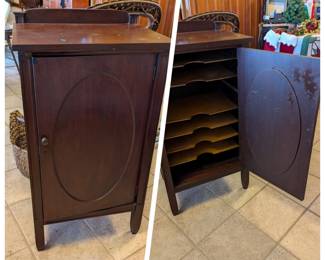 Vintage music cabinet