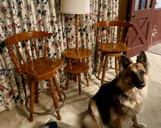 Bar Stools - Floor Lamp Table