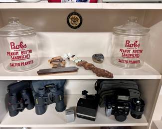 Bobs Peanut Butter Sandwiches Glass Jars