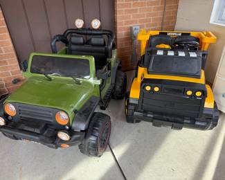 Hummer Toy Car, CAT Dump Truck Ride-On