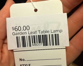 Garden Leaf Table Lamp