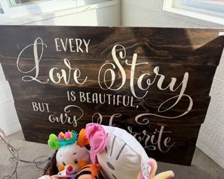 Wooden Sign