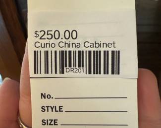 Curio China Cabinet