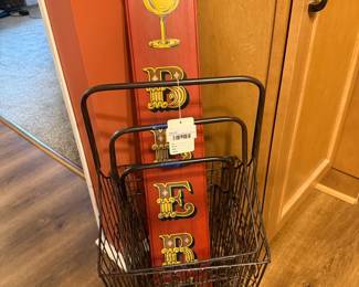 Yorkraft Inc. Beer Sign, Set of Three Metal Baskets
