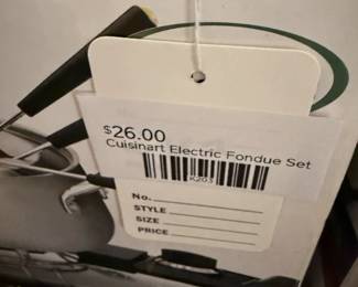 Cuisinart Electric Fondue Set