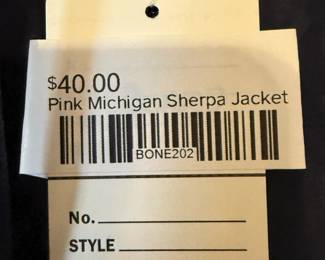 Pink Michigan Sherpa Jacket
