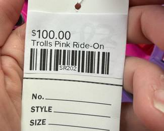 Trolls Pink Ride-On