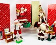 Mark Roberts Fairie W/ Certificate Of Authenticity And Clothique Posible Dreams Santa Figurines In Original Boxes
