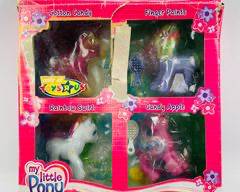 Hasbro My Little Pony G3 4-Pack Toys R Us Flutterbutter Banjo Blue Princess MLP In Original Box
