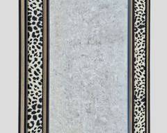 Vintage Cheetah Beveled Glass Mirror
