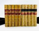 Fantastic Decorative Antique Leather Book Spine Bookends DV CD Holders

