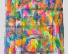 Abstract Painting Unframed On Board
