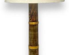 Fantastic Vintage Classical Solid Heavy Marble Brass Table Machine Age Hollywood Regency Style Table Lamp
