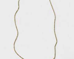 1.5 Grams Fine 14K Yellow Gold Twist 20 Inch Chain Necklace
