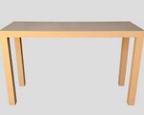 Vintage Laminate Parsons Style Console Table Mid Century Modern MCM
